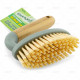 Scrub Brush Eco Friendly w/ Bamboo Handle 15x10x5cm 1pc/24 image