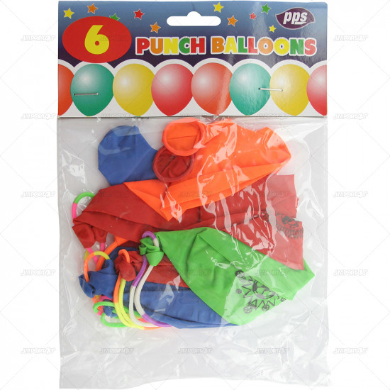 Party Balloons Punch 6pcs/48 BALLOONS image