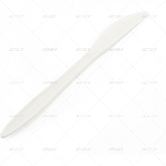 Cutlery Knives Plastic White 100pcs/20 PLASTIC CUTLERY image