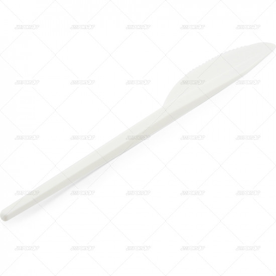 Cutlery Premium Knives Plastic White 100pcs/20 PLASTIC CUTLERY image