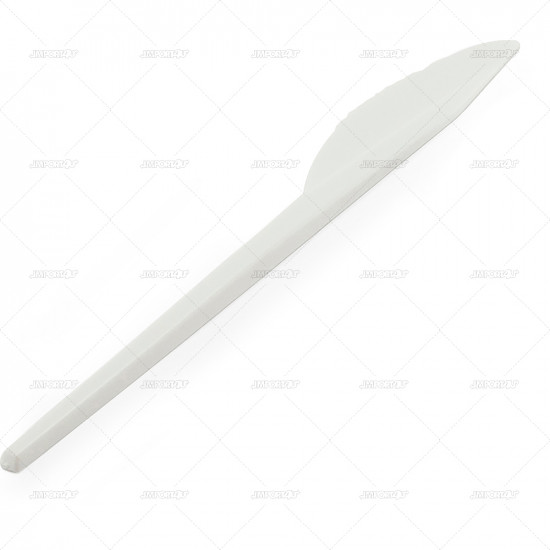 Cutlery Knives Plastic  White 80pcs/20