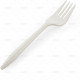 Cutlery Forks Plastic White 80pcs/20 PLASTIC CUTLERY image