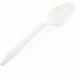 Cutlery Teaspoons Plastic White 80pcs/30