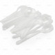 Cutlery Heavy Duty Plastic Spoons Clear 50pcs/30 image