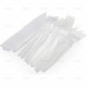 Cutlery Delux Clear Plastic 24pcs/24 PLASTIC CUTLERY image