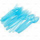 Cutlery Delux Light Blue Plastic 36pcs/24 image