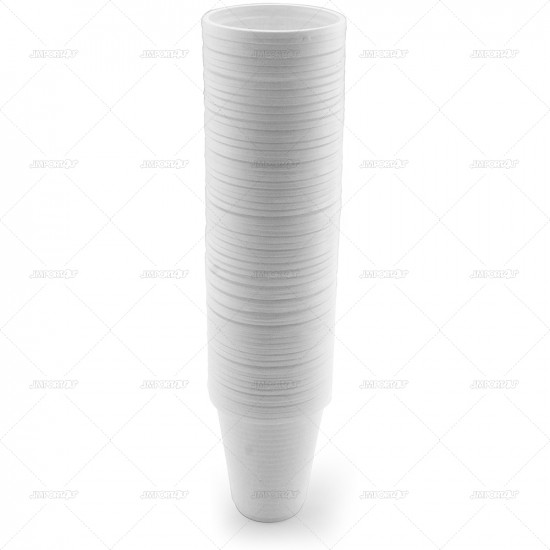 Drink Cups Plastic White 200ml 60pc/30 image