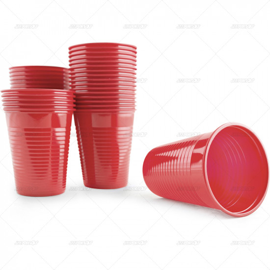 Drink Cups Red 200ml 50pc/30 image