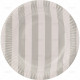 Plates Paper Silver Stripe 18cm 28pc/48
