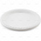 Plates Plastic White 23cm 10pc/40 PLASTIC PLATES image
