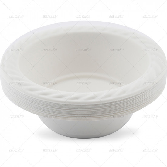 Plates Plastic Bowl White 5oz 20pc/40 image