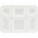 Plates Poly 6 Compartments 31cm 25pc/12 image