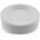 Plates Plastic White 18cm 100pc/18 image