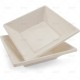 Plates Plastic Bowl Sqaure White 18cm 12pc/36 image