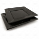Plates Plastic Black Square 23cm 6pc/36 image