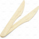 Cutlery Knife Wooden Bio Degradable 100pc/10 CUTLERY, WOODEN CUTLERY image