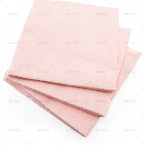 Napkins 2ply Pink 40cm 30pc/33 PLAIN NAPKINS image